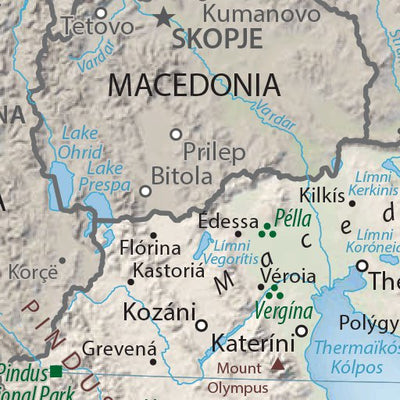 Avenza Systems Inc. Greece Physiography digital map