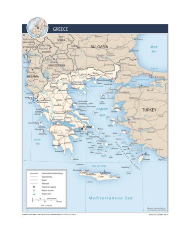 Avenza Systems Inc. Greece Transportation digital map