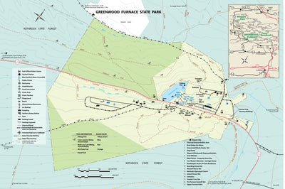 Avenza Systems Inc. Greenwood Furnace State Park Map digital map