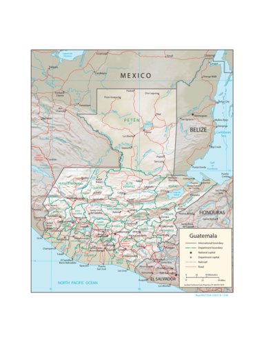 Avenza Systems Inc. Guatemala Physiography digital map