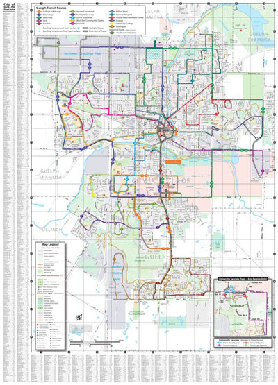 Avenza Systems Inc. Guelph Transit digital map