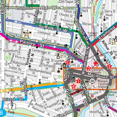 Avenza Systems Inc. Guelph Transit digital map