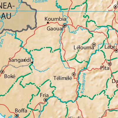 Avenza Systems Inc. Guinea Physiography digital map