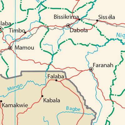 Avenza Systems Inc. Guinea Transportation digital map