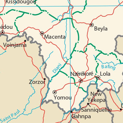 Avenza Systems Inc. Guinea Transportation digital map