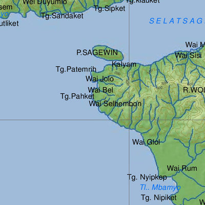 Avenza Systems Inc. H20: Raja Ampat District digital map