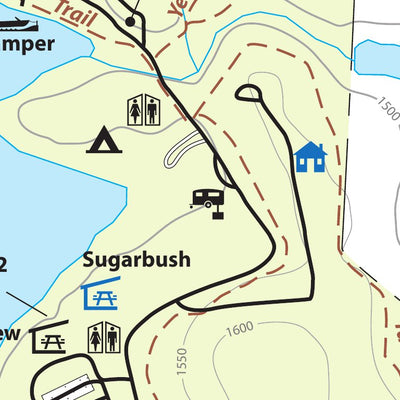 Avenza Systems Inc. Hills Creek State Park Map digital map