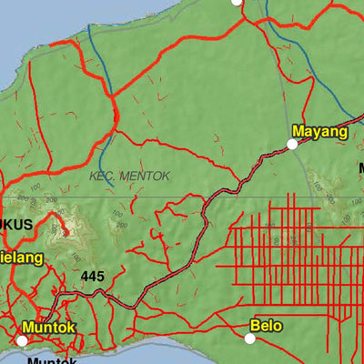 Avenza Systems Inc. I06: Banyu Asin District digital map