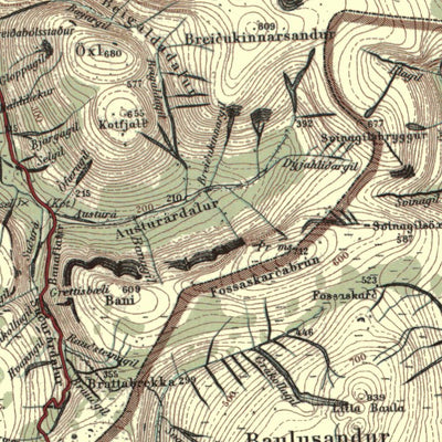 Avenza Systems Inc. Iceland 1:100 Sheet - 035 digital map