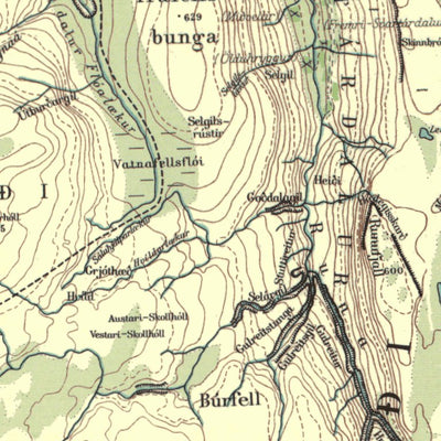 Avenza Systems Inc. Iceland 1:100 Sheet - 054 digital map