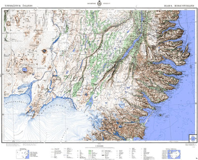 Avenza Systems Inc. Iceland 1:250 - Midausturland digital map