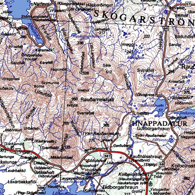 Avenza Systems Inc. Iceland 1:250 - Midvesturland digital map