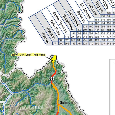 Avenza Systems Inc. Idaho Bike Map digital map
