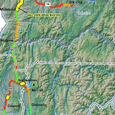 Avenza Systems Inc. Idaho Bike Map digital map