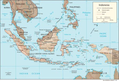 Avenza Systems Inc. Indonesia Physiography digital map