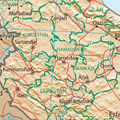 Avenza Systems Inc. Iran Physiography digital map