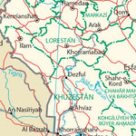 Avenza Systems Inc. Iran Transportation digital map
