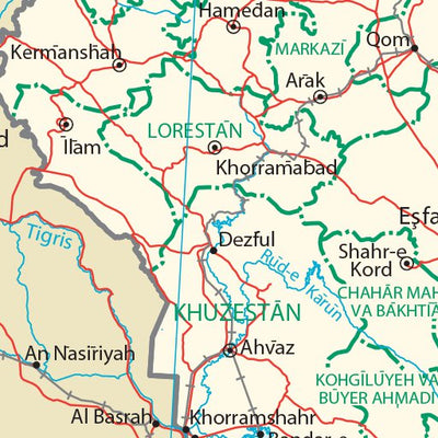 Avenza Systems Inc. Iran Transportation digital map