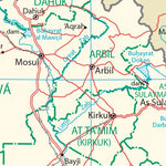 Avenza Systems Inc. Iraq Transportation digital map