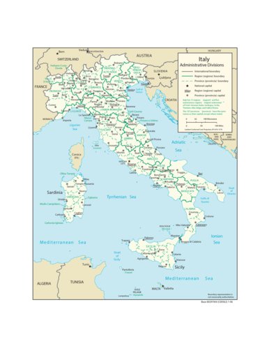 Avenza Systems Inc. Italy Administration digital map