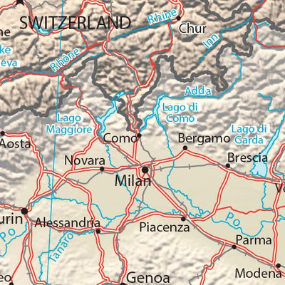 Avenza Systems Inc. Italy Physiography digital map