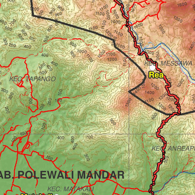 Avenza Systems Inc. J14: Tana Toraja District digital map