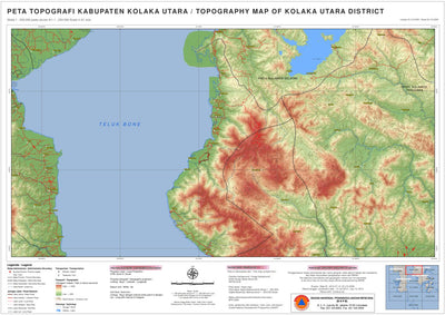 Avenza Systems Inc. J15: Kolaka Utara District digital map