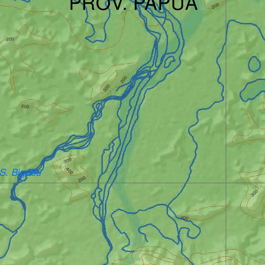 J24: Puncak Jaya District Map by Avenza Systems Inc. | Avenza Maps