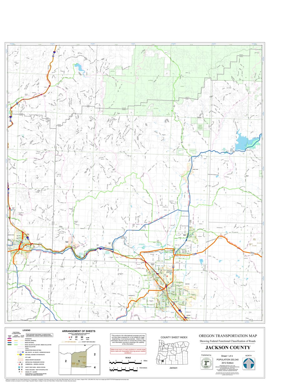 Jackson County Sheet 1 Map by Avenza Systems Inc. Avenza Maps