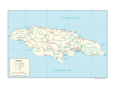 Avenza Systems Inc. Jamaica Transportation digital map