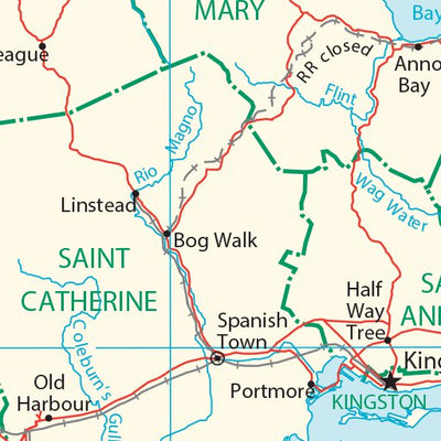 Avenza Systems Inc. Jamaica Transportation digital map