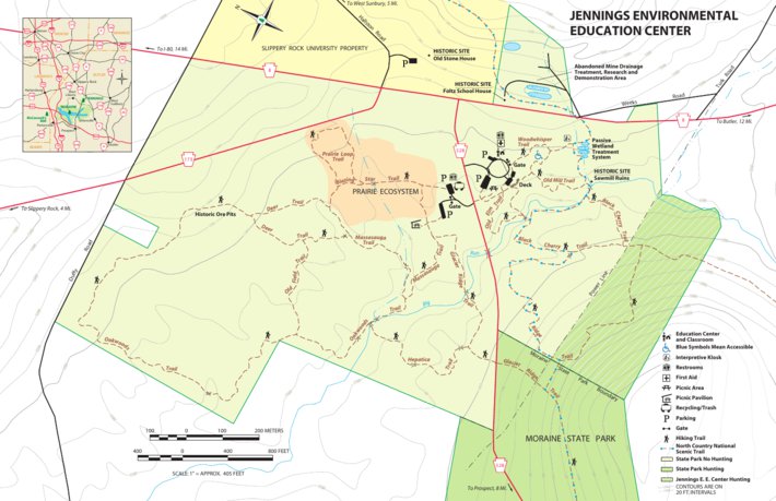 Learning Center Map Jennings Environmental Education Center Map by Avenza Systems Inc ...