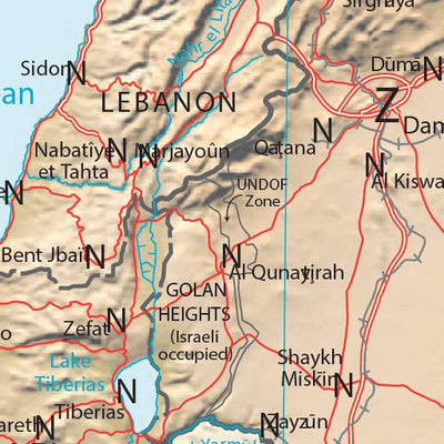 Avenza Systems Inc. Jordan Physiography digital map