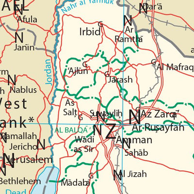 Avenza Systems Inc. Jordan Transportation digital map