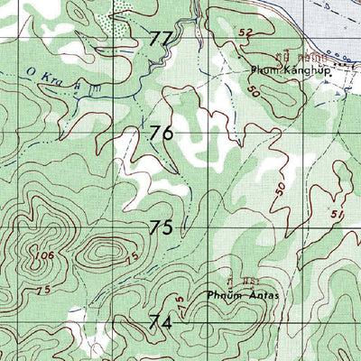 Avenza Systems Inc. Kaôh Sâmpéay-Cambodia-6135i digital map