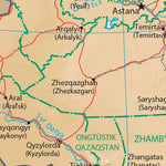 Avenza Systems Inc. Kazakhstan Physiography digital map