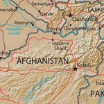 Avenza Systems Inc. Kazakhstan Physiography digital map