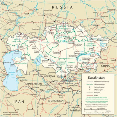 Avenza Systems Inc. Kazakhstan Transportation digital map