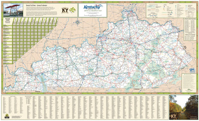 Kentucky Official Highway Map by Avenza Systems Inc. | Avenza Maps