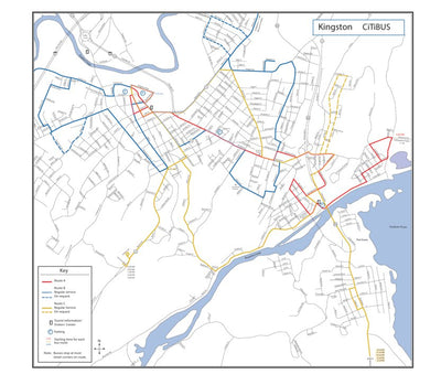 Avenza Systems Inc. Kingston NY CiTiBUS digital map