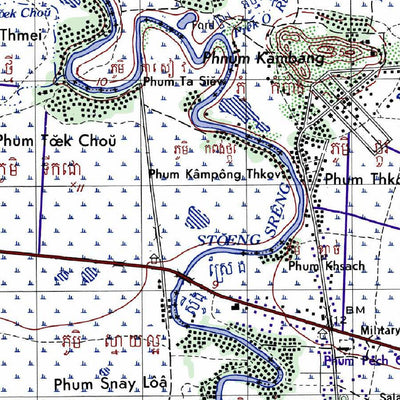 Avenza Systems Inc. Krâlanh-Cambodia-5636ii digital map
