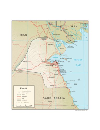 Avenza Systems Inc. Kuwait Physiography digital map