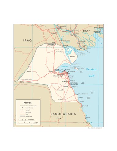 Avenza Systems Inc. Kuwait Transportation digital map