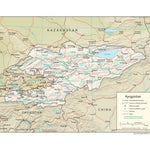 Avenza Systems Inc. Kyrgyzstan Physiography digital map