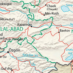 Avenza Systems Inc. Kyrgyzstan Physiography digital map