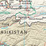 Avenza Systems Inc. Kyrgyzstan Physiography digital map