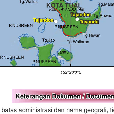 Avenza Systems Inc. L21: Kota Tual District digital map