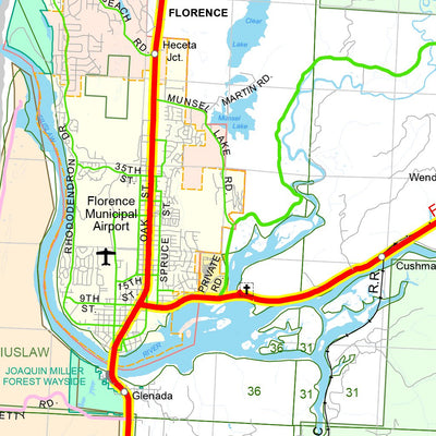 Avenza Systems Inc. Lane County Sheet 1 digital map