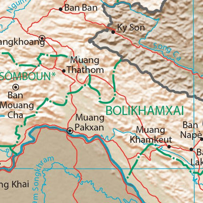 Avenza Systems Inc. Laos Physiography digital map