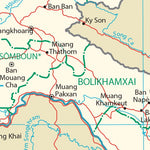 Avenza Systems Inc. Laos Transportation digital map